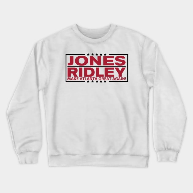 Jones / Ridley MAGA!!! Crewneck Sweatshirt by OffesniveLine